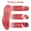 80Cm Lange Gerade Cosplay PerüCke Multicolor WäRme Voll Elastische PerüCken (Rosa) 5