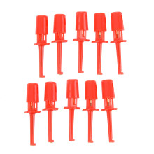 Rot Multimeter Leitung Draht Test Haken Clip Set 10 Stueck