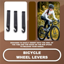 Bike Bicycle Detachable Wheel Tire Levers Repair Tool High Quality Plastic Black Hardened