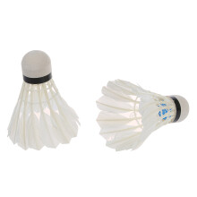 12 Blanc Plume Volants Oiselets Badminton Formation