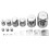 17Pcs 211.1g 10mg-100g M2 Set Grams Precision Calibration Weight Digital Scale 4