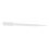 100 Pcs Clear White Plastic 7.1" Long Liquid Dropper Pasteur Pipette 3ml 2