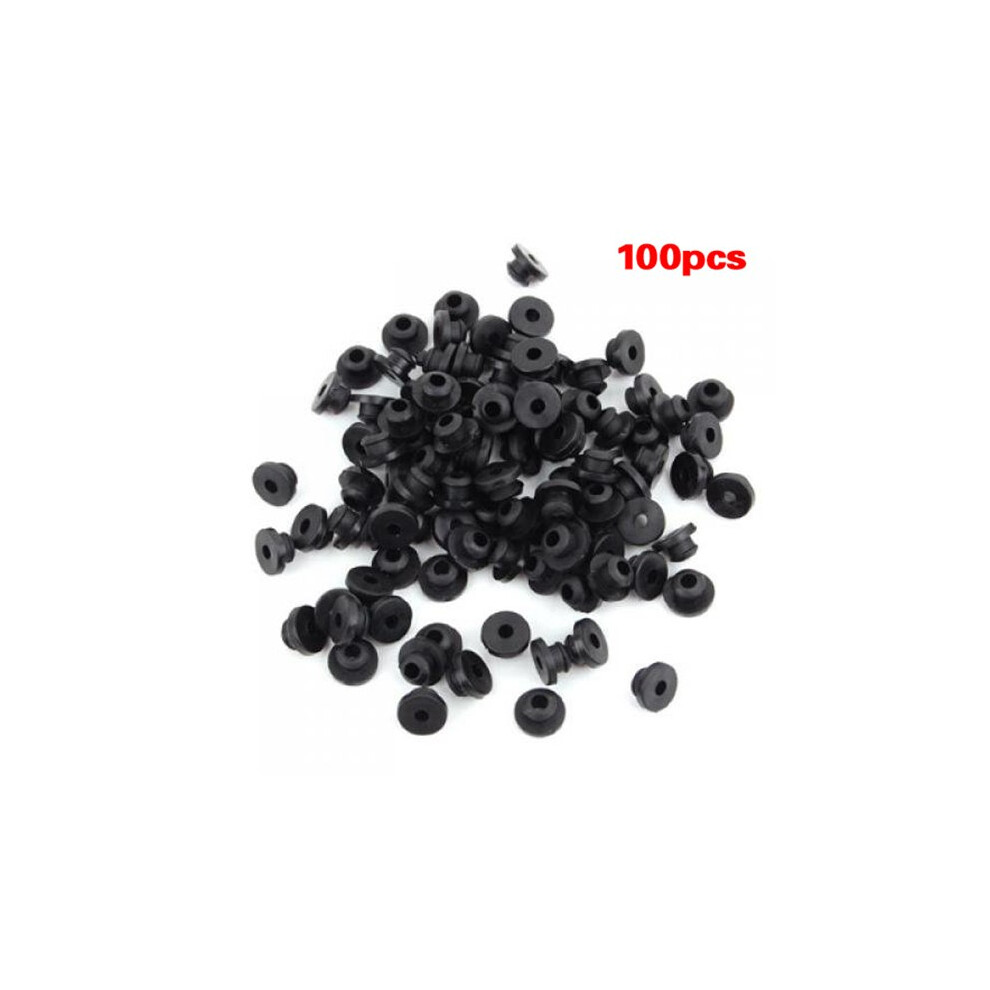Tattoo Machine Rubber Nipples Half Grommets 100Pk 6031960046788