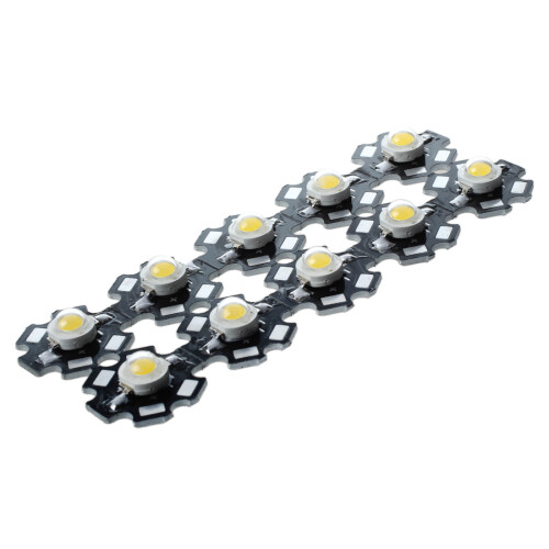 10 pieces 3W High Power Warm White LED Light Lamp Bulbs 2