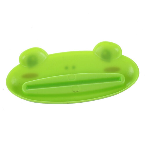 2 Pcs Green Plastic Frog Shaped Toothpaste Squeezers 2