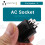 Prise de courant CA 125V 15A Prise de sortie USB Noire 5