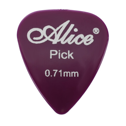 Alice 20pcs 0.71mm Smooth Nylon Medium Electric/Acoustic Guitar Picks 2