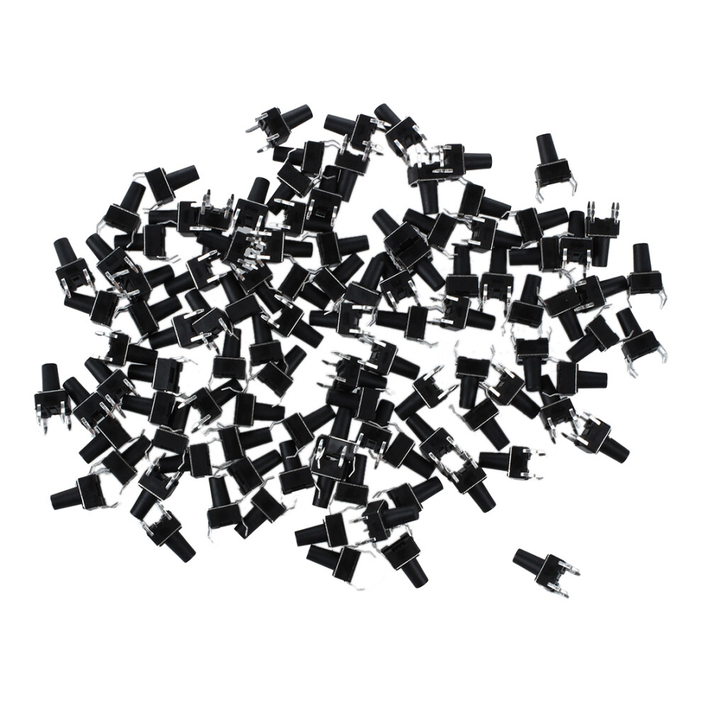 100 Pcs 6 X 6Mm X 9.5Mm Pcb Momentary Tactile Tact Push Button 4 Pin Dip 6033626358464
