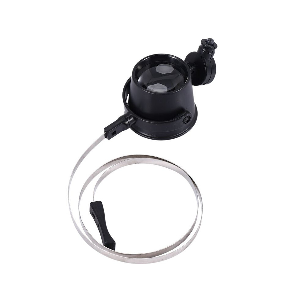 White/Light Illuminated 15X Magnifier / Led Eye Loupe For Repairing Clocks Watches Gems