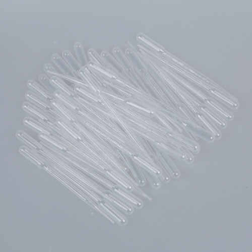50pcs 3 ml pipette to transfer Dropper Scales transparent 2