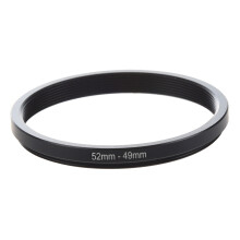 52mm-49mm 52mm to 49mm Black Step Down  Adapter for Camera