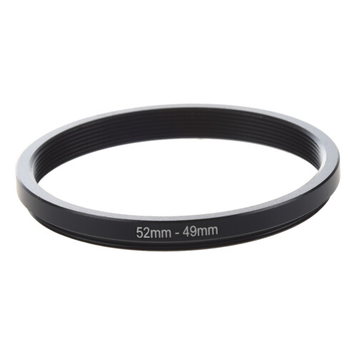 52mm-49mm 52mm to 49mm Black Step Down  Adapter for Camera