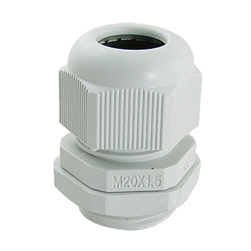 10 Pcs White Plastic Waterproof Cable Glands M20 x 1.5 1