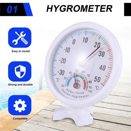 Hygrometer Humidity Thermometer Temp/Temperature Meter 1