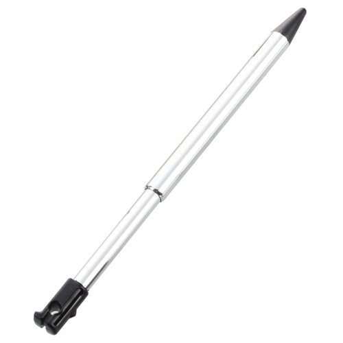 3 Pcs Silver Tone Black Plastic Stylus for  3ds 1
