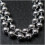 Stainless Steel Bead Metal Bead Necklace Chain 2