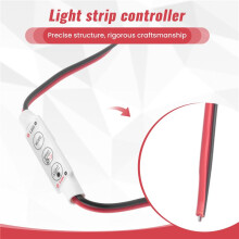 12V  Fernbedienung Dimmer Controller fuer 3528 5050 LED Einfarbig Strip Licht