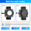 1-60L/Min  5-24V Hall Effect Water Flow Sensor Counter Meter FS300A 4