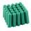 Mounting screws green 6 mm non-slip plastic dowel 5