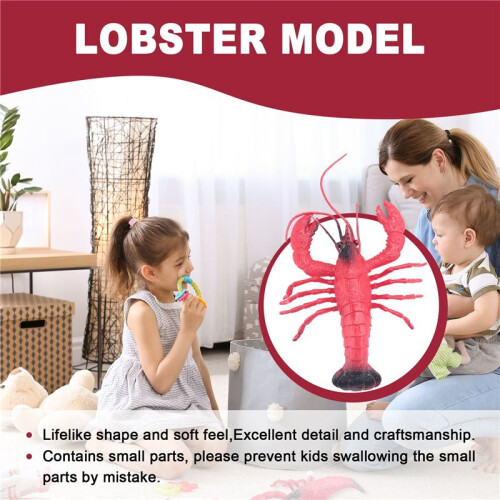 Lobster Model Simulation Lobster Kids Toy - Red 2