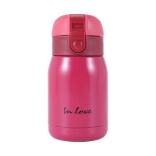 Roestvrijstalen Thermosfles met Grote Buik (Rozerood) 200 Ml