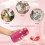 Stainless Steel  belly  bottle(rose red)200ml 4