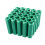 Mounting screws green 6 mm non-slip plastic dowel 4