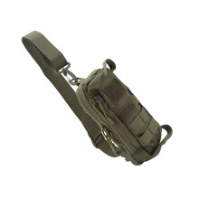 Waterproof OD Green Molle Pack Bag Military Sling Bag for Running and Hunting