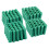 Mounting screws green 6 mm non-slip plastic dowel 3