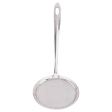 Kitchen Stainless Steel Mesh Hanging Oil Filter Net Strainer Scoop