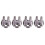 4pcs stainless steel cable clip saddle clamp for ropes 0.3cm 3mm wire 1