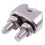 4pcs stainless steel cable clip saddle clamp for ropes 0.3cm 3mm wire 6