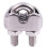 4pcs stainless steel cable clip saddle clamp for ropes 0.3cm 3mm wire 2