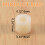 Plastic Cylinder Spacer Washer 7mm x 3.2mm x 6mm 100 pcs Ivory 7