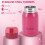 Stainless Steel  belly  bottle(rose red)200ml 2