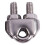 4pcs stainless steel cable clip saddle clamp for ropes 0.3cm 3mm wire 9