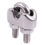 4pcs stainless steel cable clip saddle clamp for ropes 0.3cm 3mm wire 3