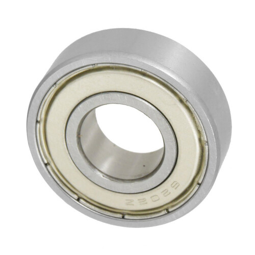 15x35x11mm Shielded Miniature Deep   Radial 6202Z  Bearing Silver + White 1
