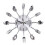 Stainless steel knife and fork spoon kitchen restaurant wall clock Home Decoration 1