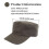 Boné do ExéRcito Militar Simples Elegante Boné Castro Cadet Patrol Boné AjustáVel (ExéRcito Verde) 7