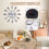 Stainless steel knife and fork spoon kitchen restaurant wall clock Home Decoration 2
