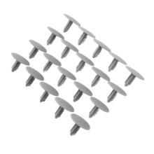 20 Stycken Grå Plastmatta Mot FordonsstäNk ModellkläMmor 7 Mm X 16 Mm X 24 Mm