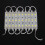 1*10pcs 5050 SMD 3 LED Module LED Strip String Light Waterproof  12V warm white 9