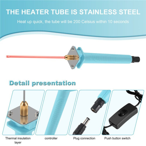 Electric Foam Cutter 10cm Cutting Pen + Electronic Adaptor Cut 2