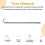 Long Arm Tamper Proof Torx Star Key Wrench Silver, T25 100mm 3