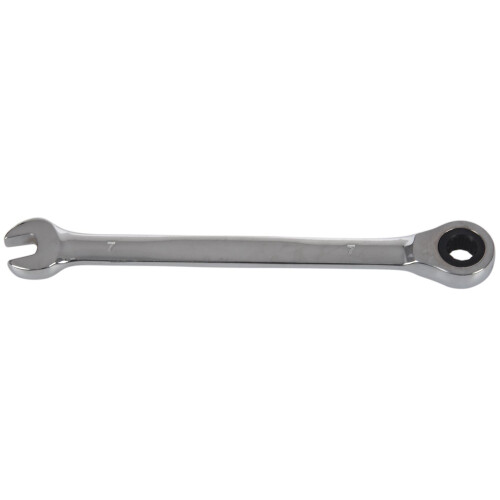 Steel Fixed  Ratcheting Ratchet Spanner Gear Wrench Open End &  Size, 7mm 2