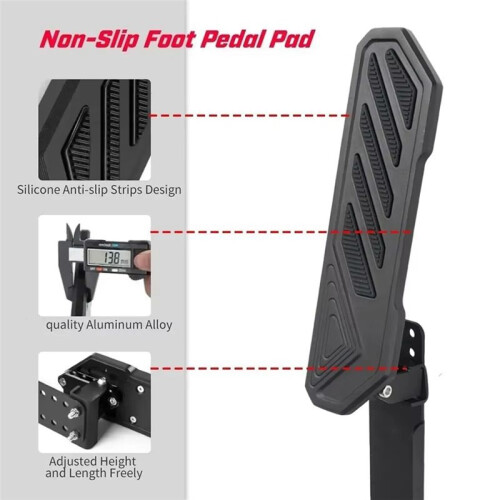 Car Left Side Kick Panel Foot Rest Panel for  Gladiator  JL JK JLU 4XE 2007-2023 1