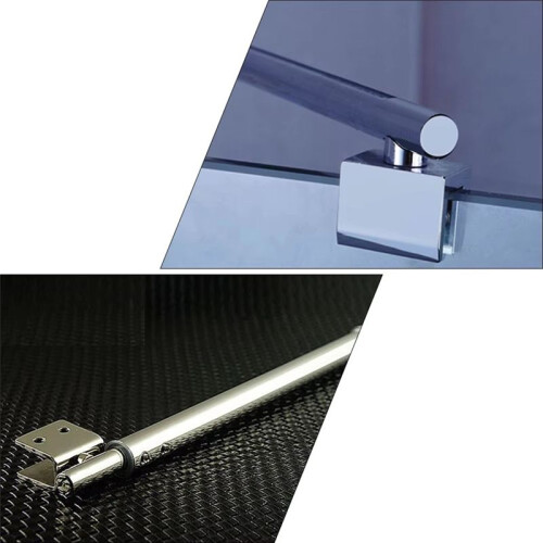 Bathtub Shower Door Glass Panel Glass Door Pull Rod Frameless Shower Support Rod Panel Support Bathroom Pull Rod 2
