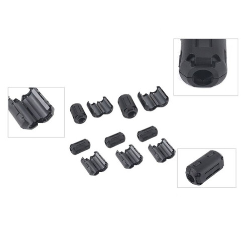 Anti-Interference Degaussing Ring Detachable Filter Magnetic Ring Inner Diameter 3.5-9mm 2