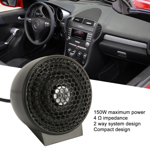150W Tweeter a cupola nera, 2 pezzi, accessori per sistema audio auto 2